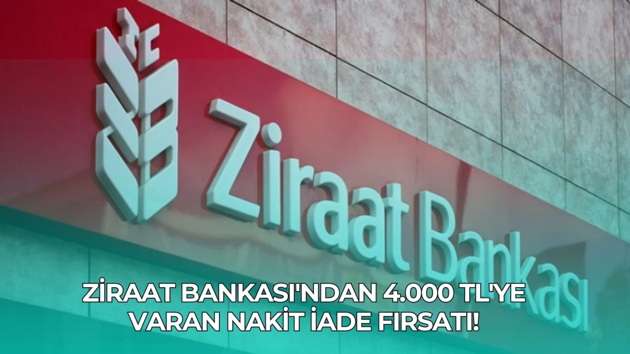 Emeklilere Kasım Müjdesi: Ziraat Bankası'ndan 4.000 TL'ye Varan Nakit İade Fırsatı!