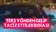 Trafikte Kurallara Aykırı Davranış... Ters Yönden Gelen Sürücü Sopa Gösterdi İddiası