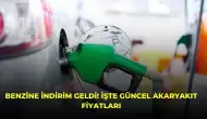 Benzine İndirim Geldi! İşte Güncel Akaryakıt Fiyatları