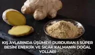 Kış Aylarında Üşümeyi Durduran 5 Süper Besin! Enerjik ve Sıcak Kalmanın Doğal Yolları