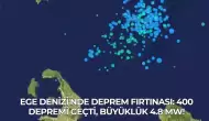 Ege Denizi'nde Deprem Fırtınası: 400 Depremi Geçti, Büyüklük 4.8 Mw!