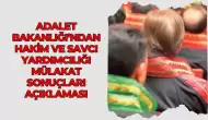 Adalet Bakanlığı’ndan Hakim ve Savcı Yardımcılığı Mülakat Sonuçları Açıklaması