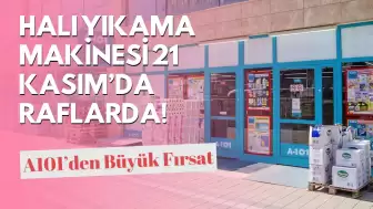 A101’den Büyük Fırsat: Halı Yıkama Makinesi 21 Kasım’da Raflarda!