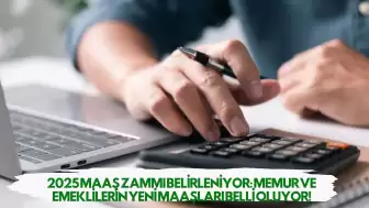 2025 Maaş Zammı Belirleniyor: Memur ve Emeklilerin Yeni Maaşları Belli Oluyor!