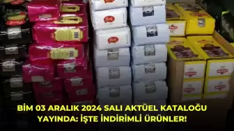 BİM 03 Aralık 2024 Salı Aktüel Kataloğu Yayında: İşte İndirimli Ürünler!