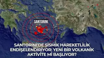 Santorini’de Sismik Hareketlilik Endişelendiriyor: Yeni Bir Volkanik Aktivite Mi Başlıyor?