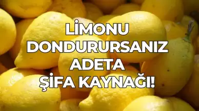 Dondurulmuş Limon Vücudu Baştan Aşağı Temizliyor! Detoks Etkisi Yaratacak Limon Tarifi