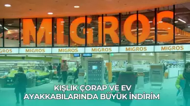 Migros'tan 1-6 Kasım Sıcak Fırsatları: Kışlık Çorap ve Ev Ayakkabılarında Büyük İndirim