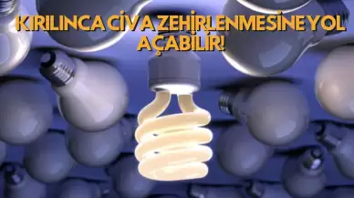 Tasarruflu Ampullerde Gizli Tehlike: Kırılınca Civa Zehirlenmesine Yol Açabilir!