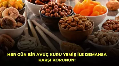 Her Gün Bir Avuç Kuru Yemiş ile Demansa Karşı Korunun!