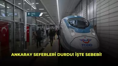 Ankaray seferleri durdu! İşte sebebi!