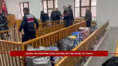 Bursa Adliyesi’nde Kanlı Saldırı: İki Can Kaybı, İki Yaralı