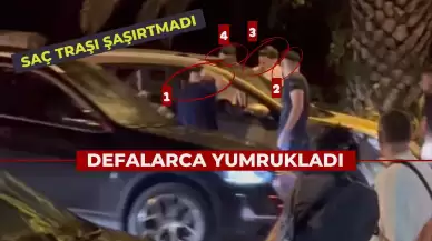 Trafiğin Ortasında Şok Edici Saldırı: Araçtaki 3 Kişiyi Darp Ettiler!