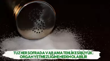 Tuz Her Sofrada Var Ama Tehlikesi Büyük: Organ Yetmezliğine Neden Olabilir