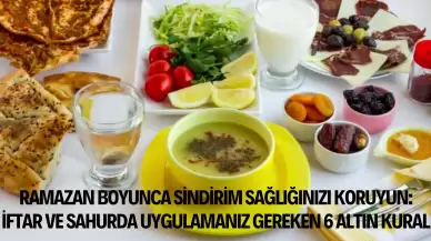 Ramazan Boyunca Sindirim Sağlığınızı Koruyun: İftar ve Sahurda Uygulamanız Gereken 6 Altın Kural