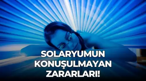 Solaryumda Bronzlaşmanın Bilinmeyen Riskleri! Dikkat Edilmezse Ciltte Yeni Lekeler Çıkarıyor...