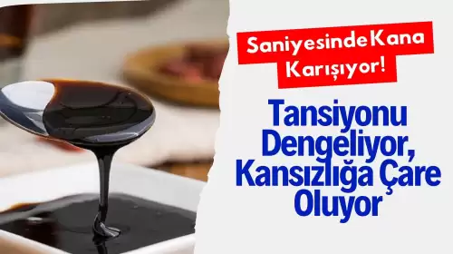 Saniyesinde Kana Karışıyor! Tansiyonu Dengeliyor, Kansızlığa Çare Oluyor