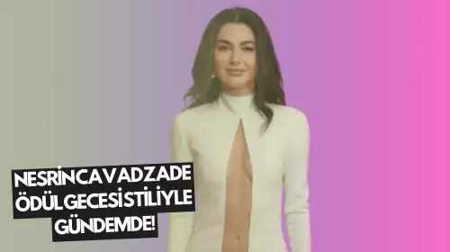 Nesrin Cavadzade Ödül Gecesi Stiliyle Gündemde!