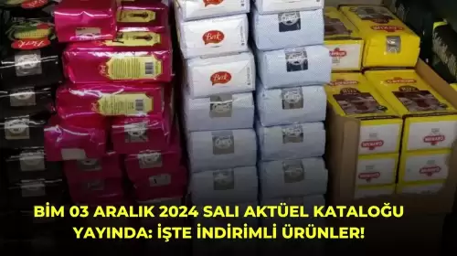 BİM 03 Aralık 2024 Salı Aktüel Kataloğu Yayında: İşte İndirimli Ürünler!