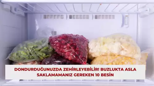 Dondurduğunuzda Zehirleyebilir! Buzlukta Asla Saklamamanız Gereken 10 Besin