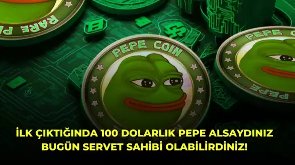 İlk Çıktığında 100 Dolarlık PEPE Alsaydınız Bugün Servet Sahibi Olabilirdiniz!