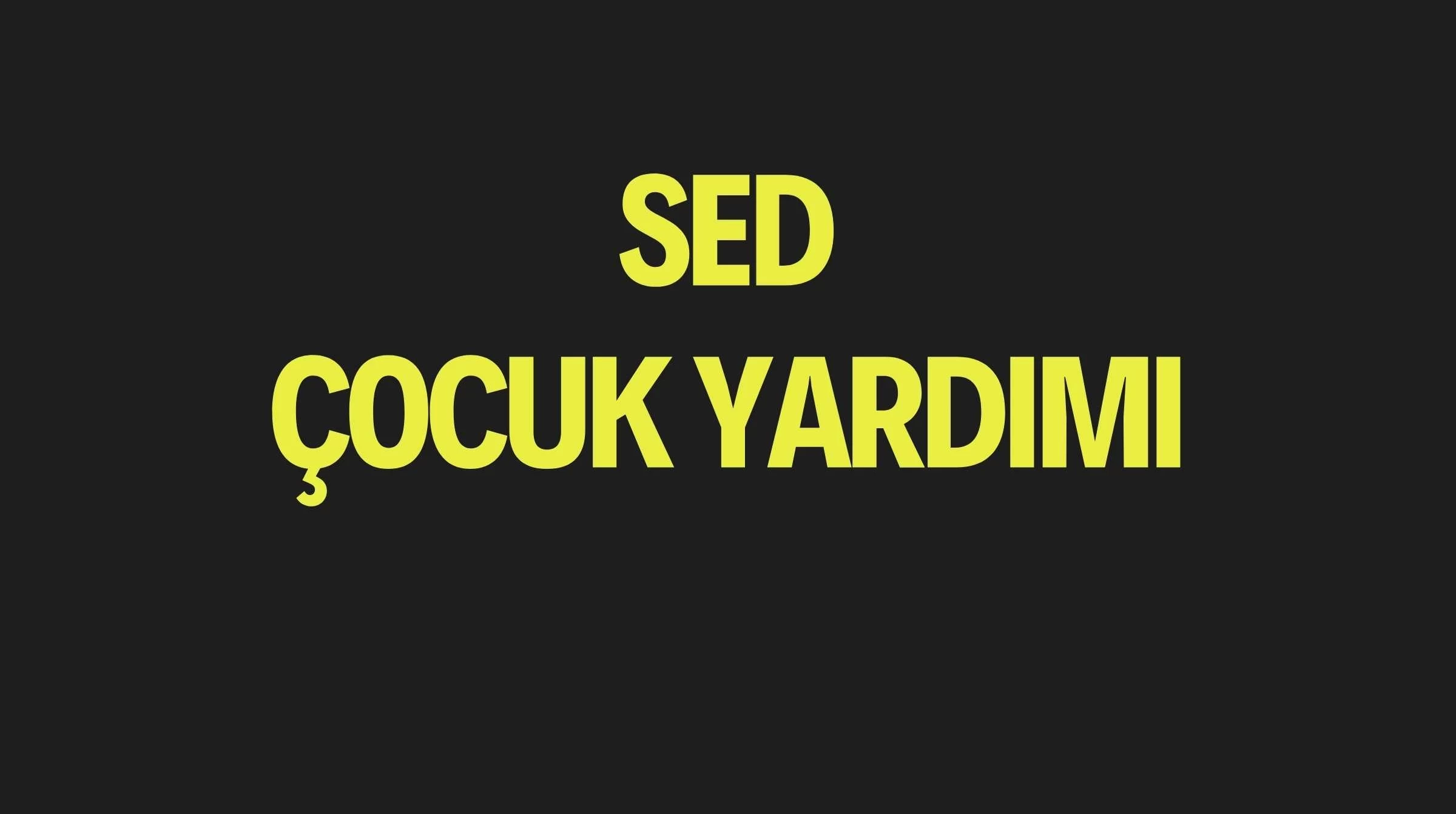 SED Yardımı Yatırıldı mı? Çocuk Yardımı Nasıl Sorgulanır?