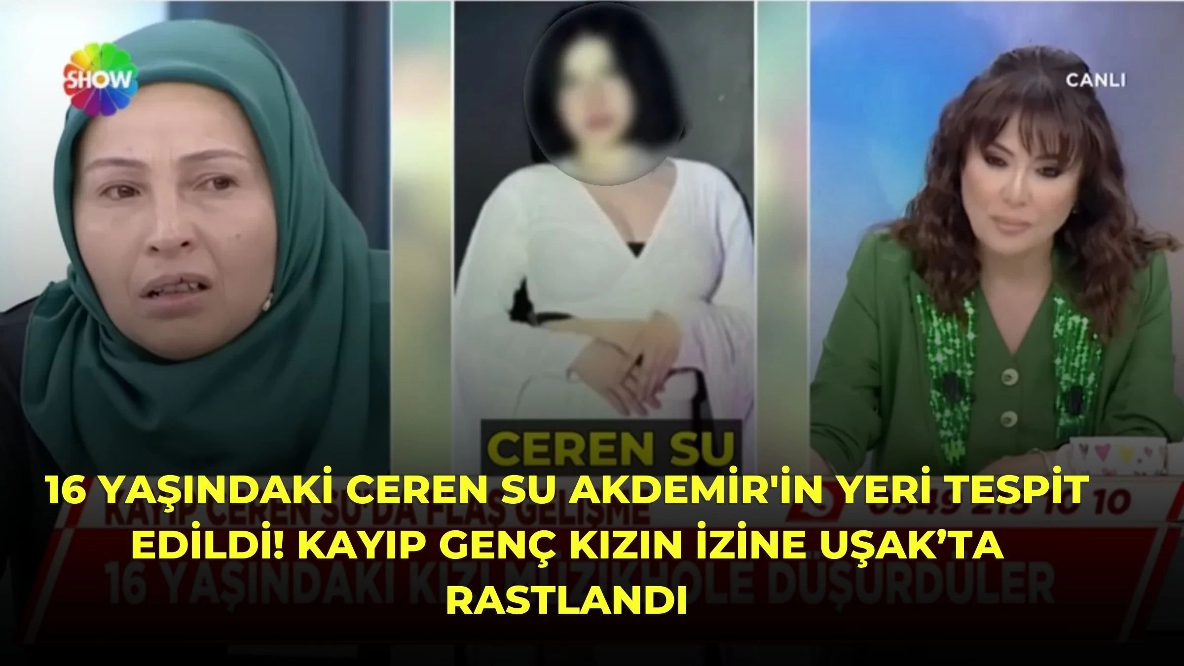 16 Yaşındaki Ceren Su Akdemir'in Yeri Tespit Edildi! Kayıp Genç Kızın İzine Uşak’ta Rastlandı