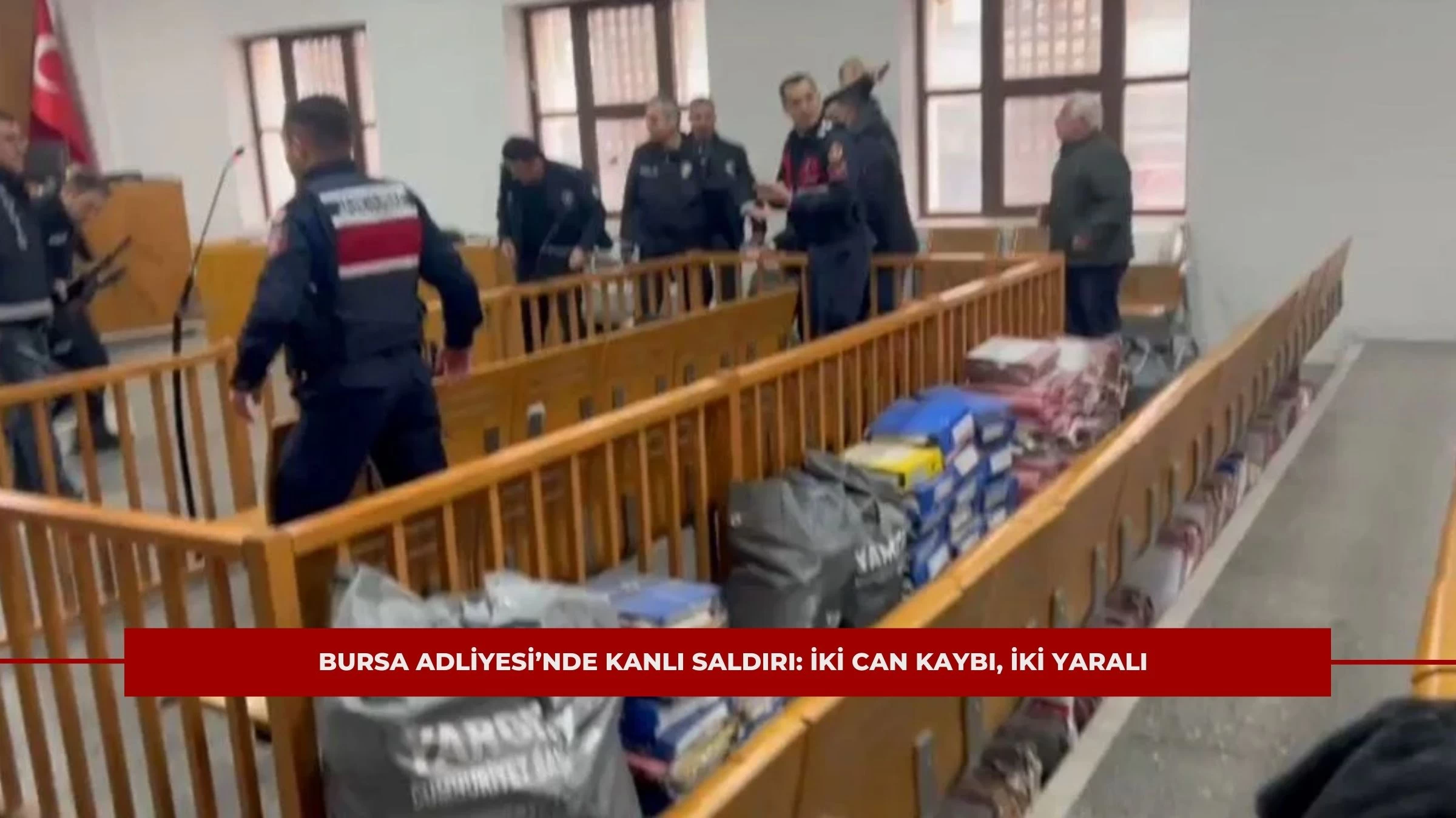 Bursa Adliyesi’nde Kanlı Saldırı: İki Can Kaybı, İki Yaralı