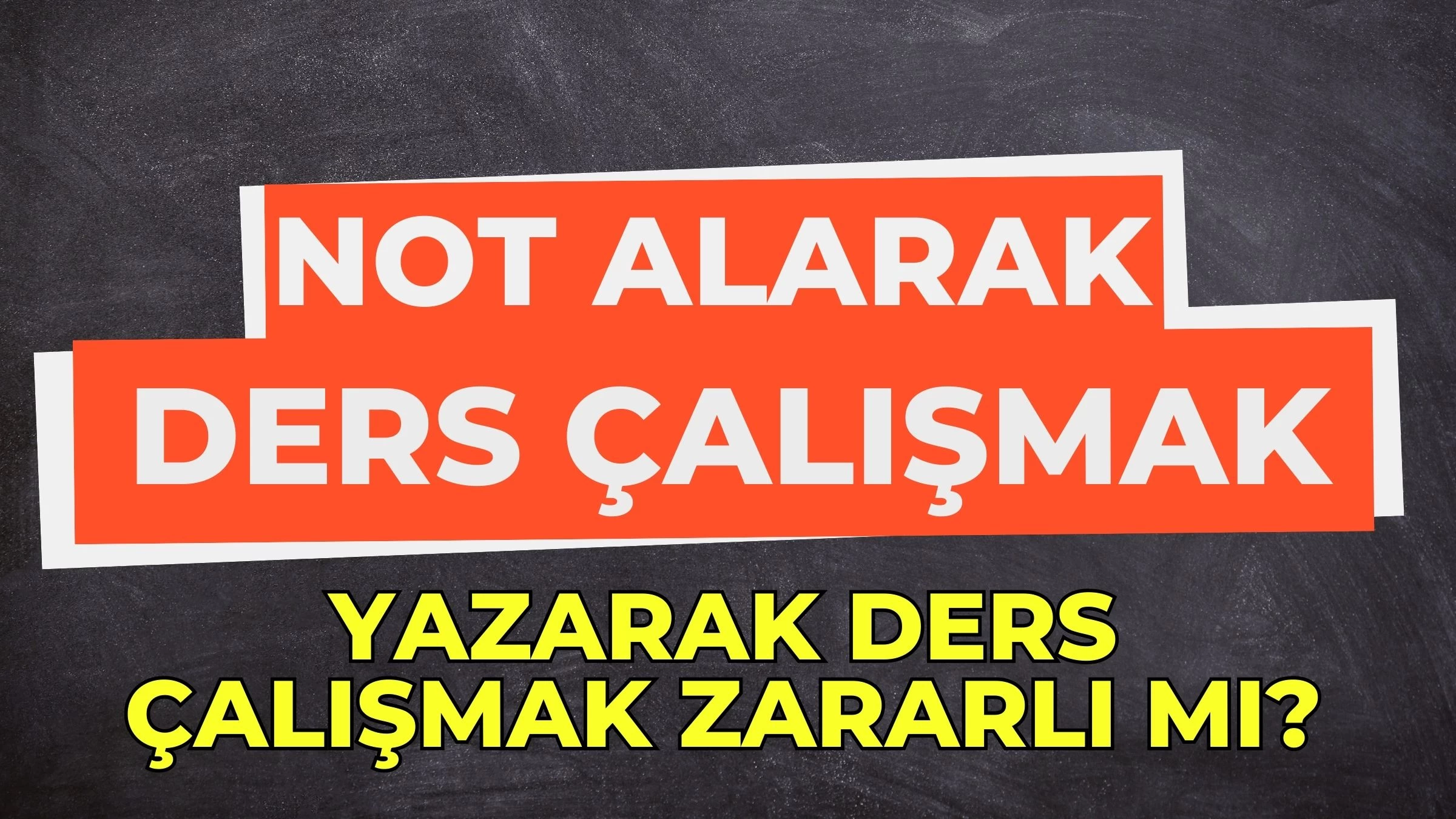 Ders Çalışırken Bunları Yapıyorsan Sıkıntı Yaşayabilirsin!