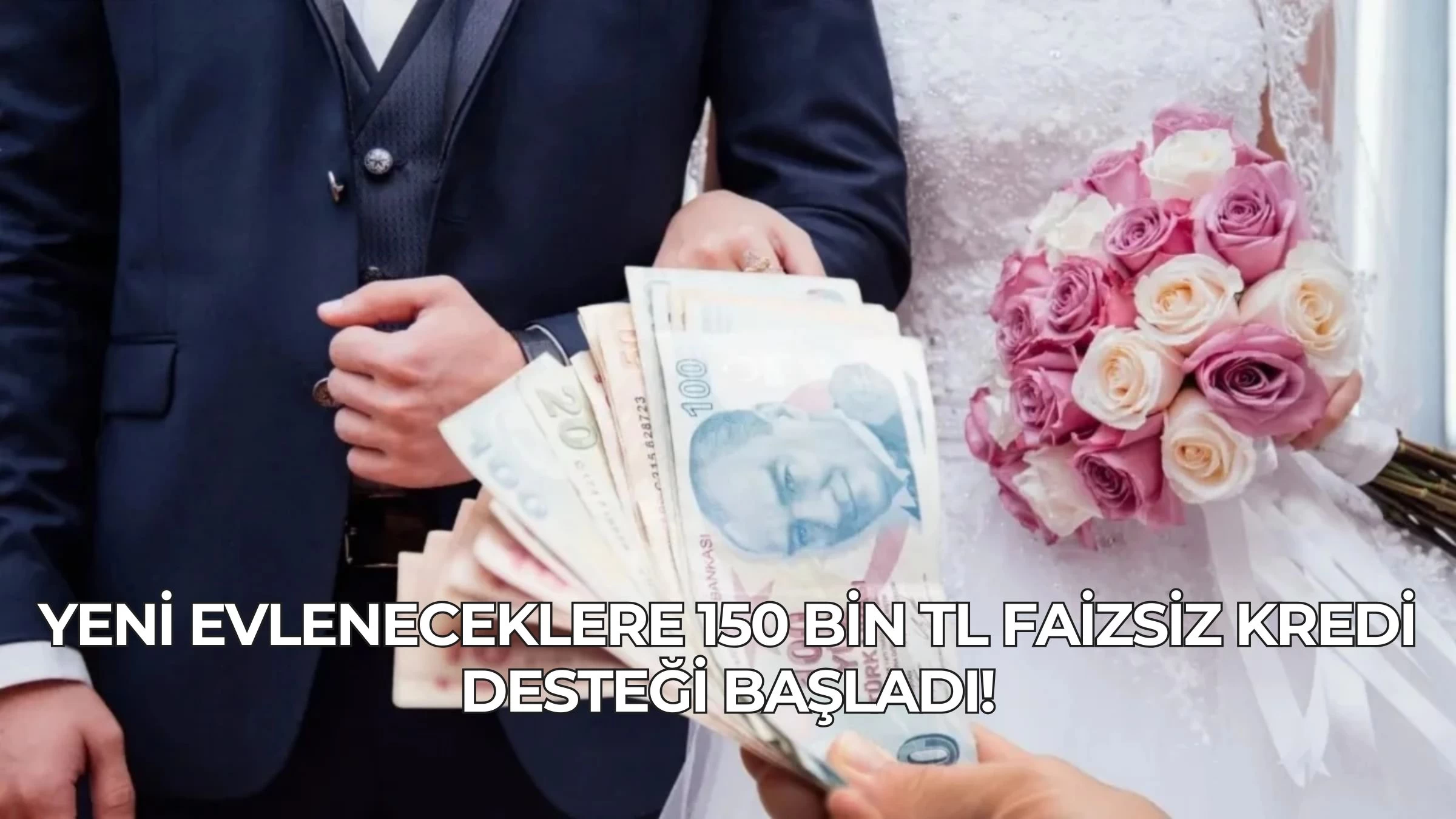 Yeni Evleneceklere 150 Bin TL Faizsiz Kredi Desteği Başladı!